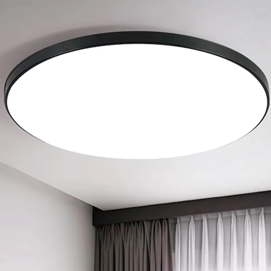 Plafoniera LED SOLIS 37cm 32W Lumina Neutra Negru
