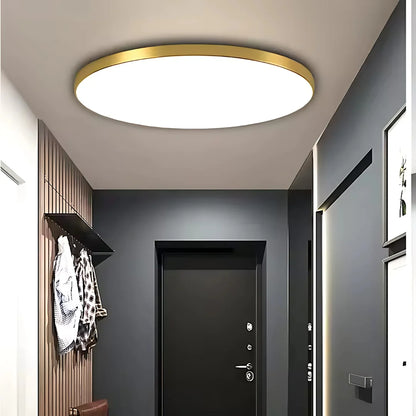 Plafoniera LED SOLIS 37cm 32W Lumina Neutra Auriu