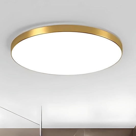 Plafoniera LED SOLIS 37cm 32W Lumina Neutra Auriu