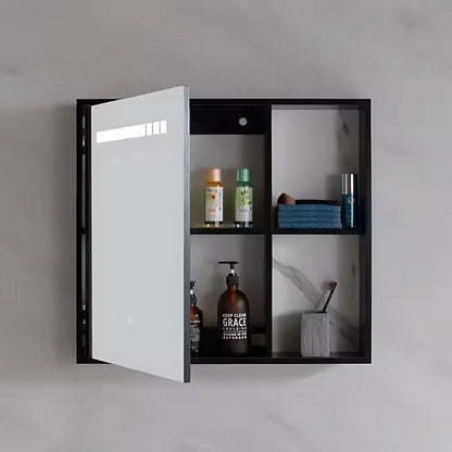 Set Mobilier pentru Baie CRETA, 60x50cm, 2 Piese, Negru si Alb