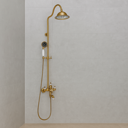 Coloana Dus, Alama Sanitara, Auriu, WZY/310/B – culoare aurie – RegalStore, iluminat interior