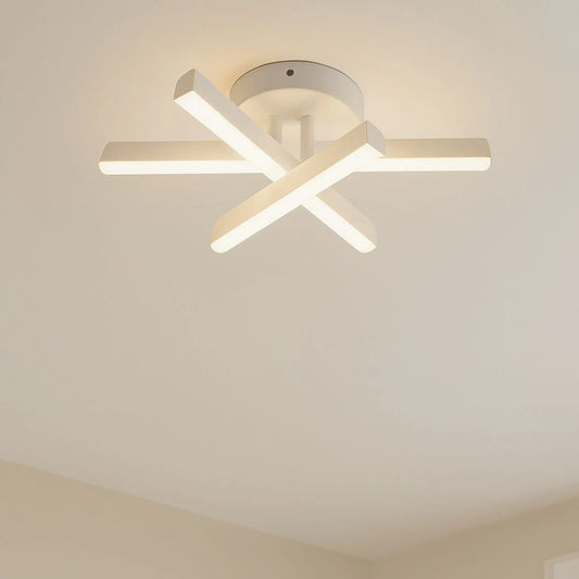 Lustra LED Diego, 18W, Alb, Metal, Lumina Rece/Calda/Neutra