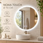 Noxia Touch 70 cm - oglinda LED rotunda premium