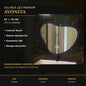Oglindă LED Avonita 87x70 cm – imagine premium