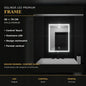 Oglindă LED FRAME 50x70 cm – imagine premium