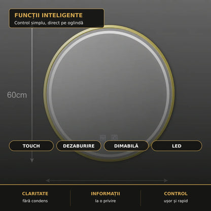 Funcții Glanz: Touch, dezaburire și lumină dimabilă