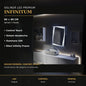 Oglindă LED Infinitum 60x80 cm – imagine premium