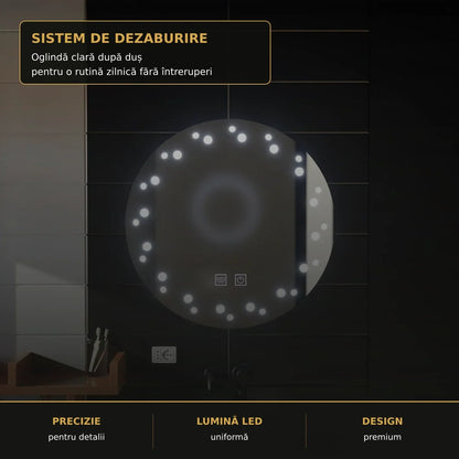Sistem de dezaburire oglindă LED Ivory