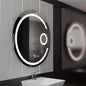 Oglinda LED Rotunda 70 Visio MotionGlow Marcello, Lupa Cosmetica, Sistem Dezaburire, Termometru si Ceas, Dimabila