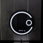 Oglinda LED Rotunda 60 Visio MotionGlow Marcello, Lupa Cosmetica, Sistem Dezaburire, Termometru si Ceas, Dimabila