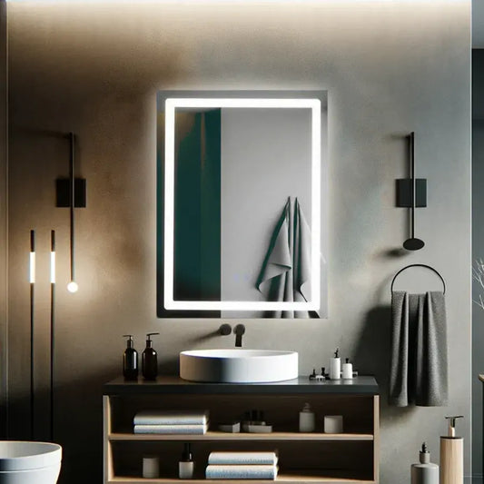 Oglinda LED Rectangulara 60x80cm Edge LUMINOUS Touch Sistem Dezaburire