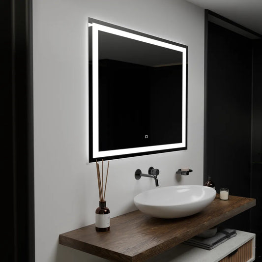 Oglinda LED Rectangulara 80x60cm FRAME Basic Touch