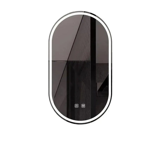 Oglinda LED Ovala 50x80 Velara Touch Sistem Dezaburire, Dimabila