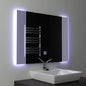 Oglinda LED Rectangulara, 80x60cm, Infinity Frame Basic Touch