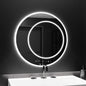 Oglinda LED Rotunda, 60cm, July Touch Marcello, Sistem Dezaburire, Ceas & Termometru, Dimabila