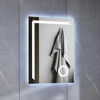 Oglinda LED Rectangulara 60x80 Linea Touch Sistem Dezaburire, Dimabila