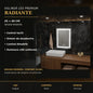 Oglindă LED RADIANTE 45x60 cm – imagine premium