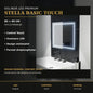 Oglindă LED Stella Basic Touch 80x60 cm – imagine premium
