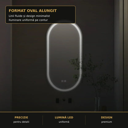 Oglindă LED Velara 50x100 cm – detalii
