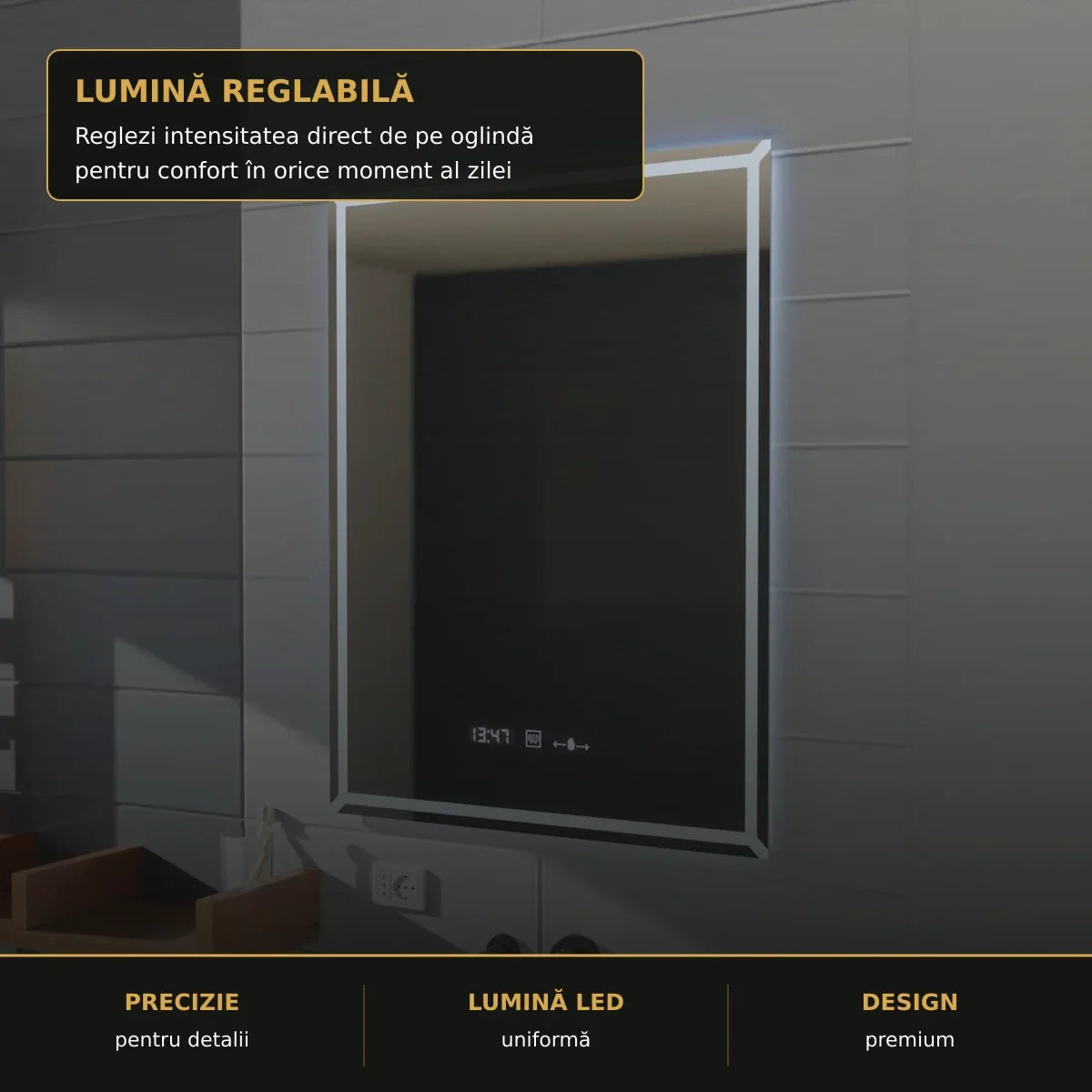 Lumină reglabilă oglindă VillayTouch Marcello