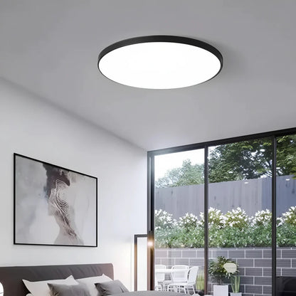 Plafoniera LED SOLIS 27cm 20W Lumina Neutra Negru
