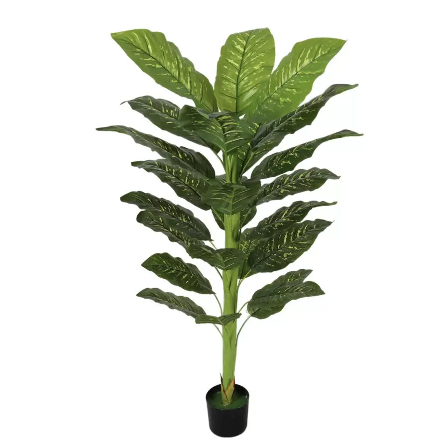 Planta Artificiala 24 Frunze fara Ghiveci 160cm Verde – 160 cm – RegalStore, iluminat interior