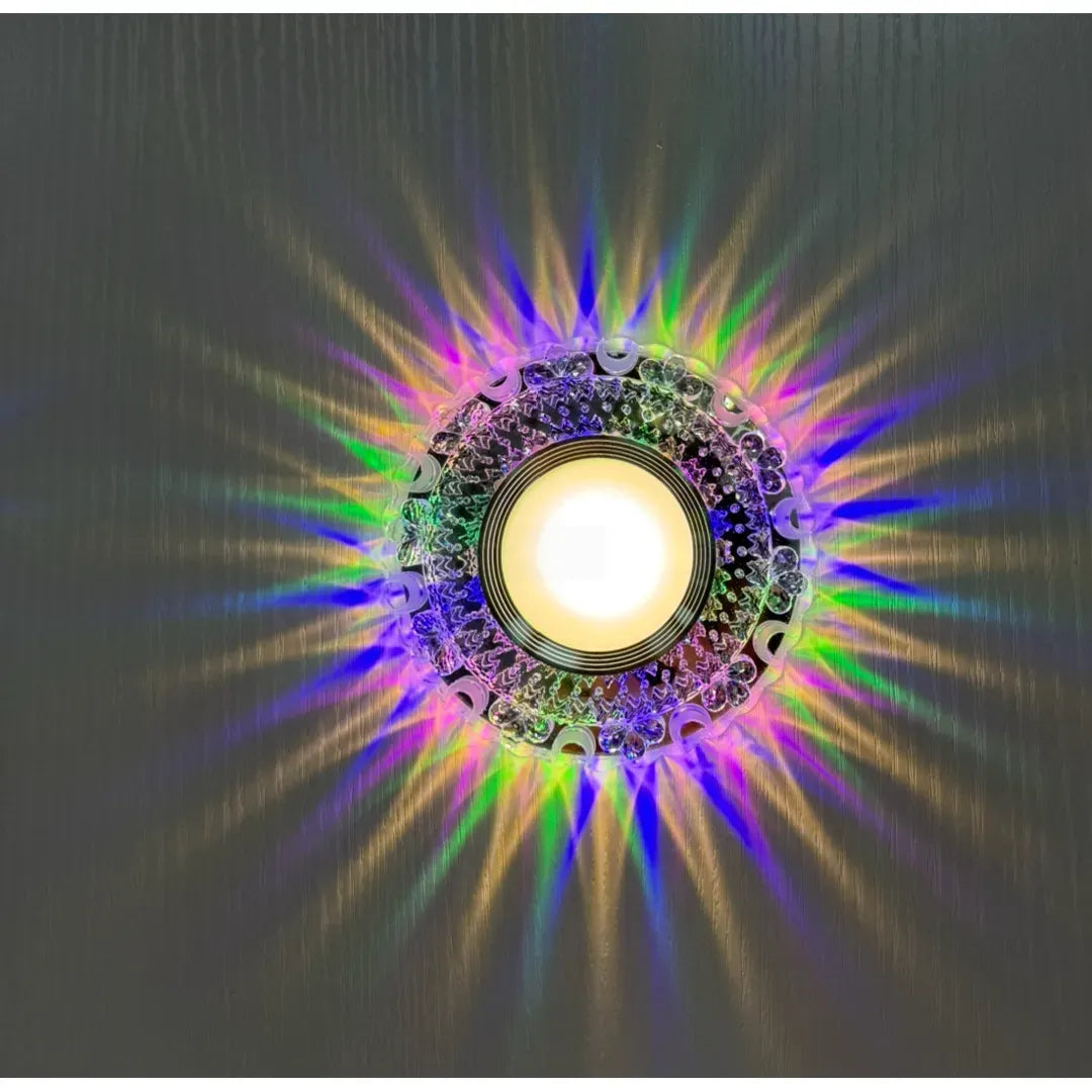 Spot LED, FARBSPIEL II, 5W, Rotund, lumina RGB/Neutra, Transparent – spot LED – RegalStore, iluminat interior