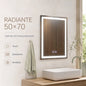 Oglindă LED Radiante 50x70 cm – prezentare premium