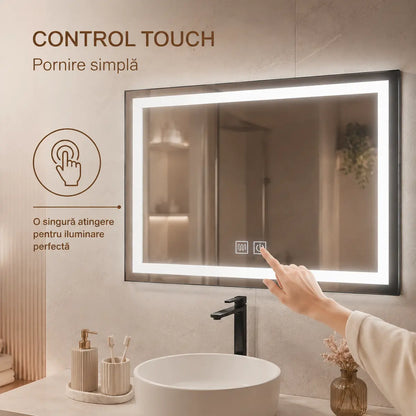 Oglindă LED Radiante – control touch