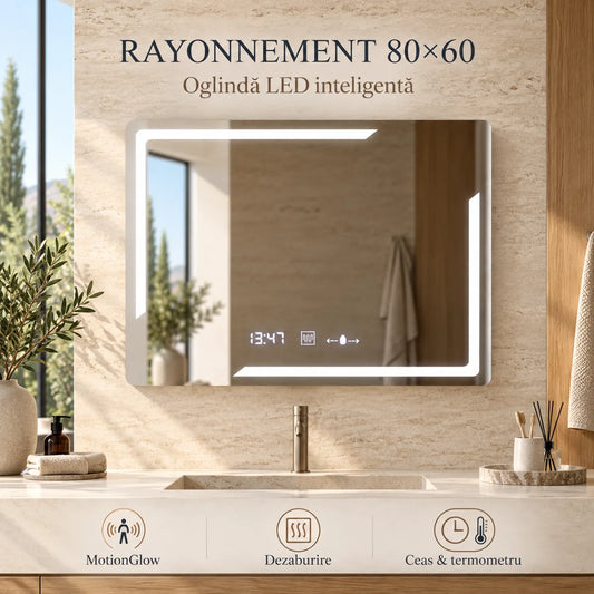 Rayonnement 80x60 oglinda LED inteligenta