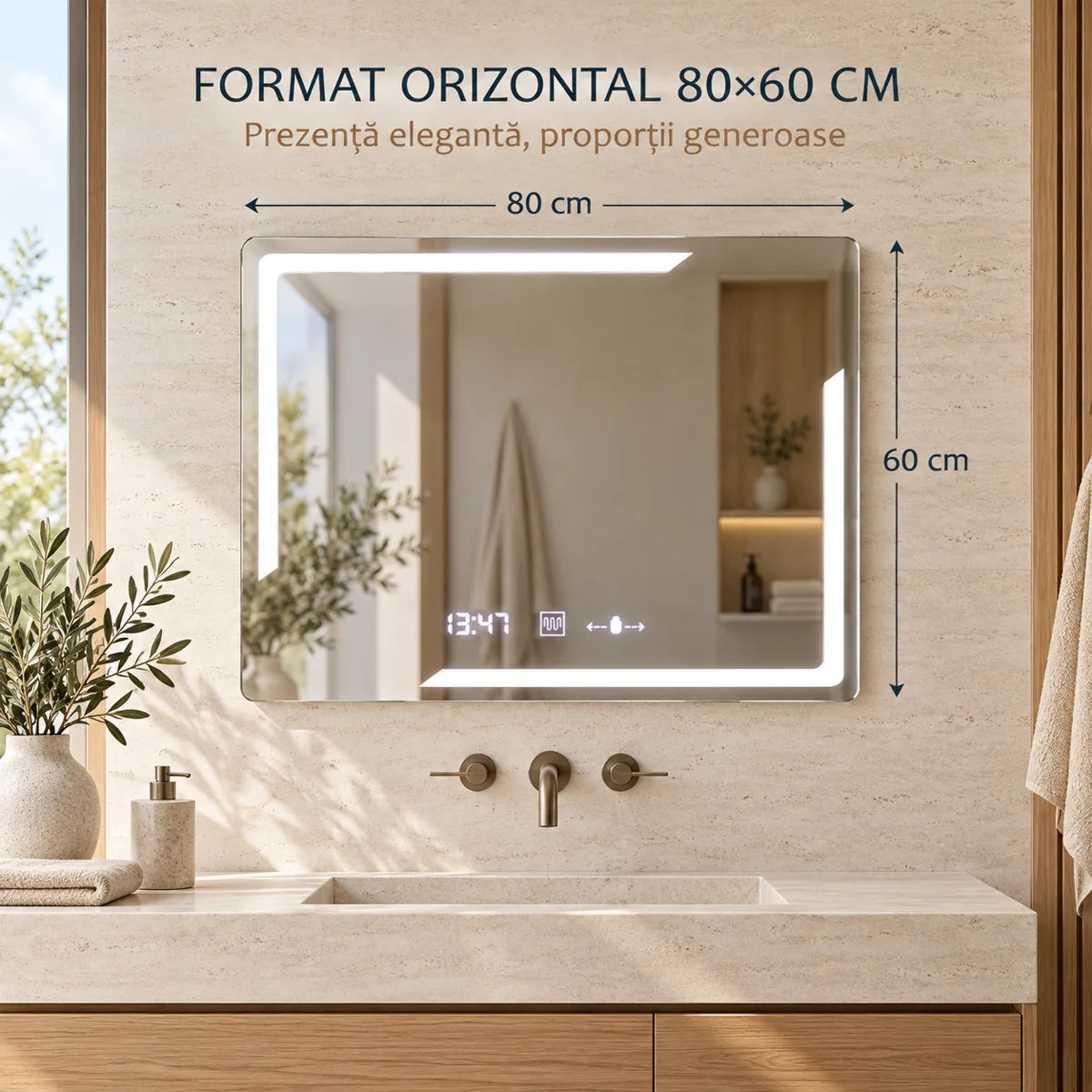 Rayonnement 80x60 dimensiuni