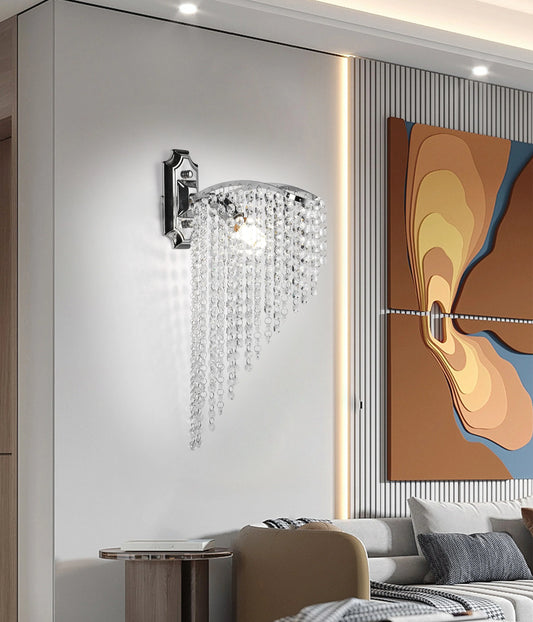 Aplica Cristal Serenity 1x E14 Crom Lucios