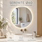 Serenite 60 cm oglinda LED MotionGlow