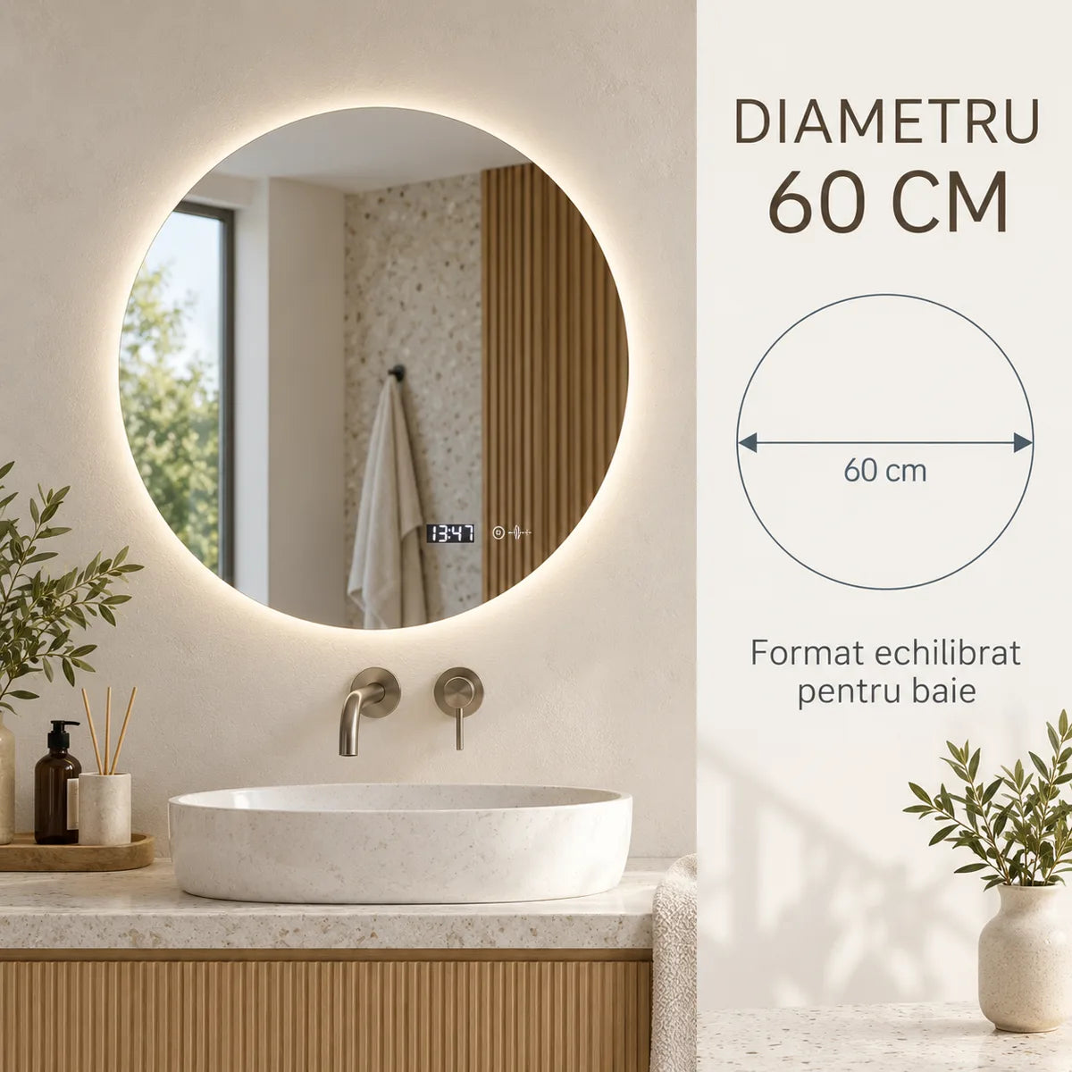 Serenite 60 cm dimensiuni