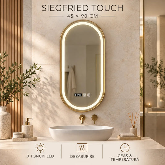 Oglinda LED Siegfried 45x90 cm - imagine principala