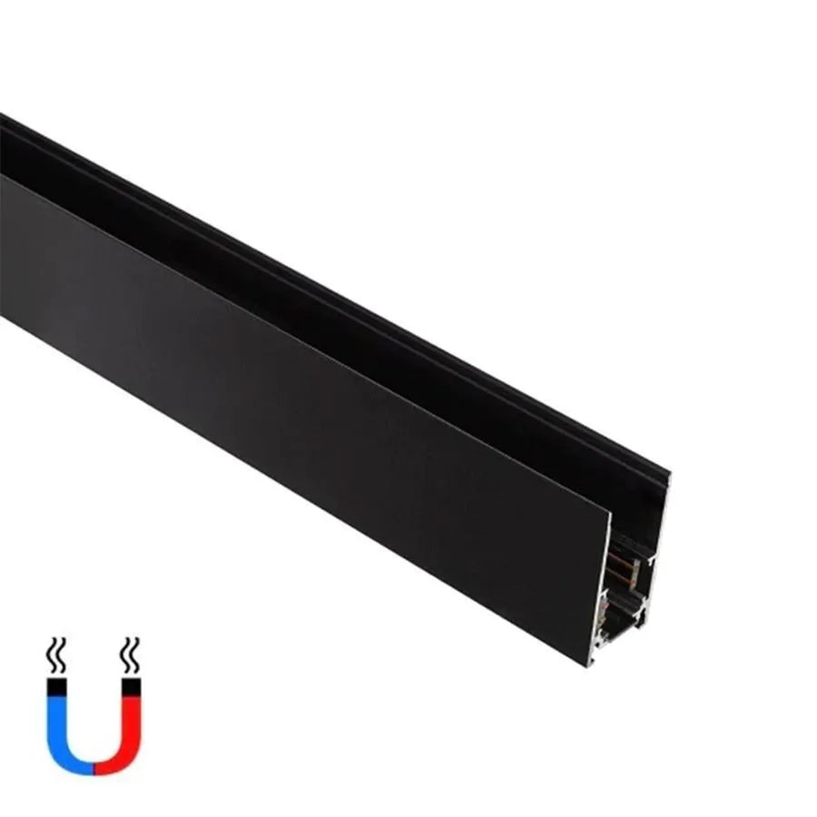 Sina Aplicata pentru Proiectoare Magnetice, 1m, Negru – aplică LED, culoare neagră – RegalStore, iluminat interior