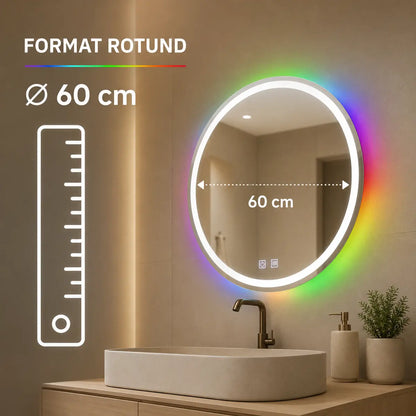 Oglindă LED Spectrum RGB – diametru 60 cm