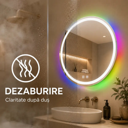 Oglindă LED Spectrum – funcție de dezaburire