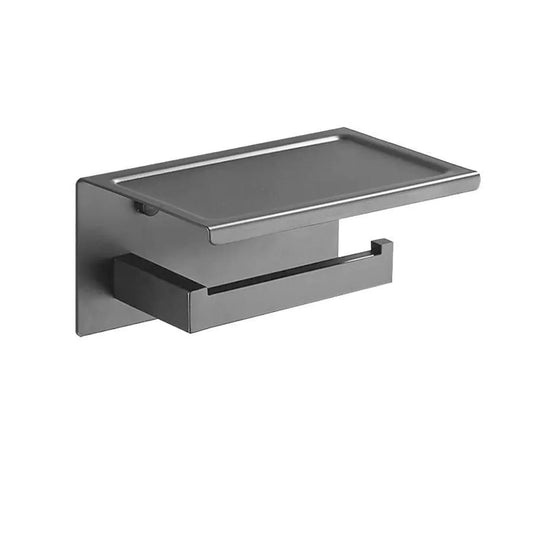 Suport Hartie Igienica cu Suport Telefon/Parfum Gri GJ617 – RegalStore, iluminat interior