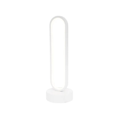 Veioza LED Creatoris, 30W, Lumina Rece/Calda/Neutra, Metal si Acril, Alb