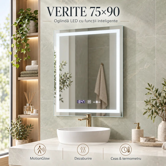 Verite 75x90 oglinda LED inteligenta