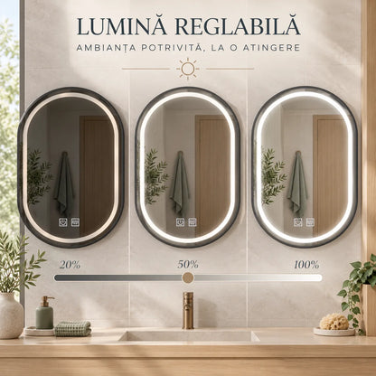 Oglinda LED VETRO - lumina reglabila