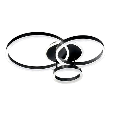 Lustra LED cu Telecomanda Lilith 144W Dimabila Negru