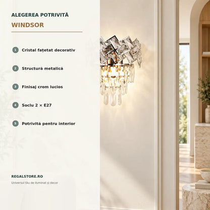 Aplica Cristal WINDSOR - beneficii principale